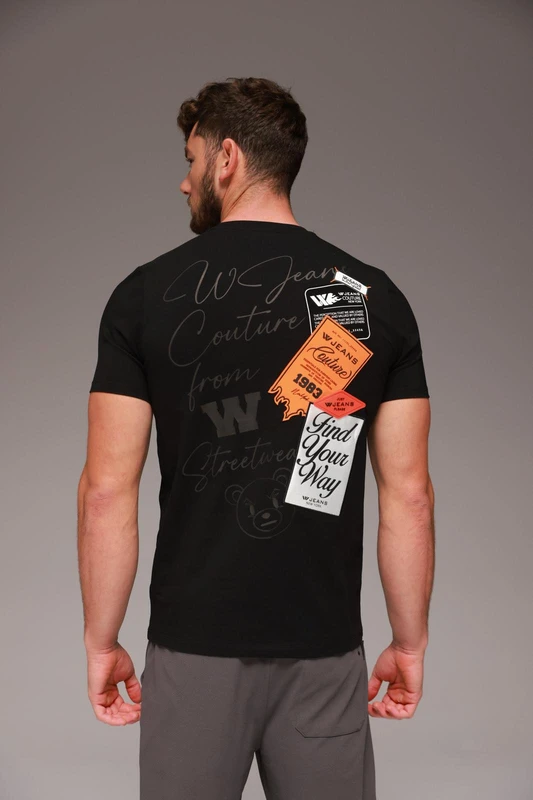 חולצת טישרט שרוול קצר של W jeans