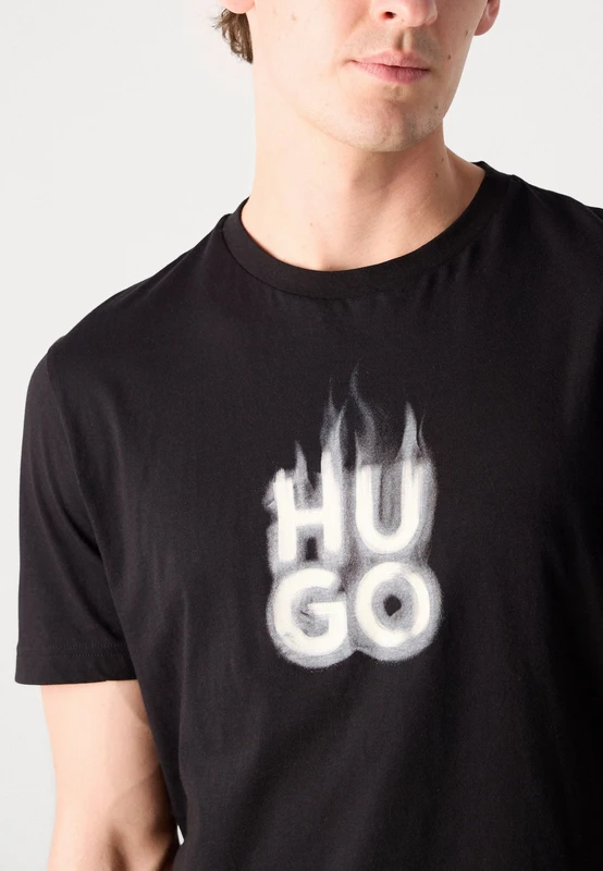 חולצת טי שירט שרוול קצר של הוגו