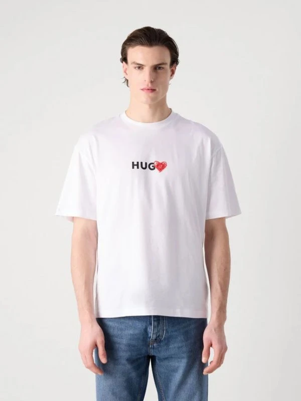 חולצת טי שירט שרוול קצר של הוגו