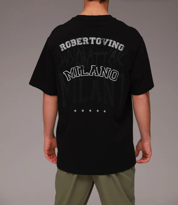 חולצת טישירט שרוול קצר של Roberto Vino