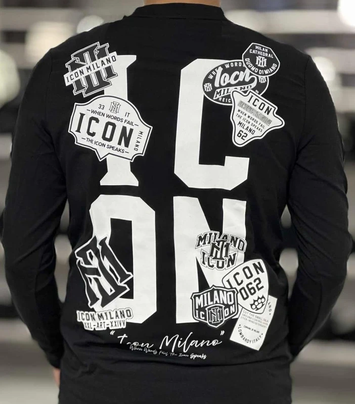 חולצת שרוול ארוך Icon Milano