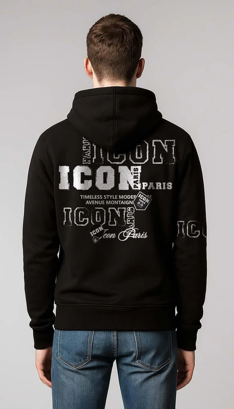 קפוצ';ון icon Paris בצבע שחור