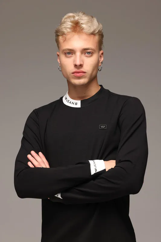 חולצת טי שירט שרוול ארוך של דבליו ג';ינס W JEANS