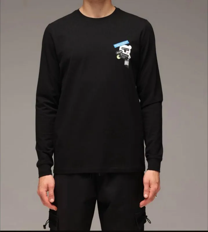 חולצת טי שירט שרוול ארוך של דבליו ג';ינס W JEANS