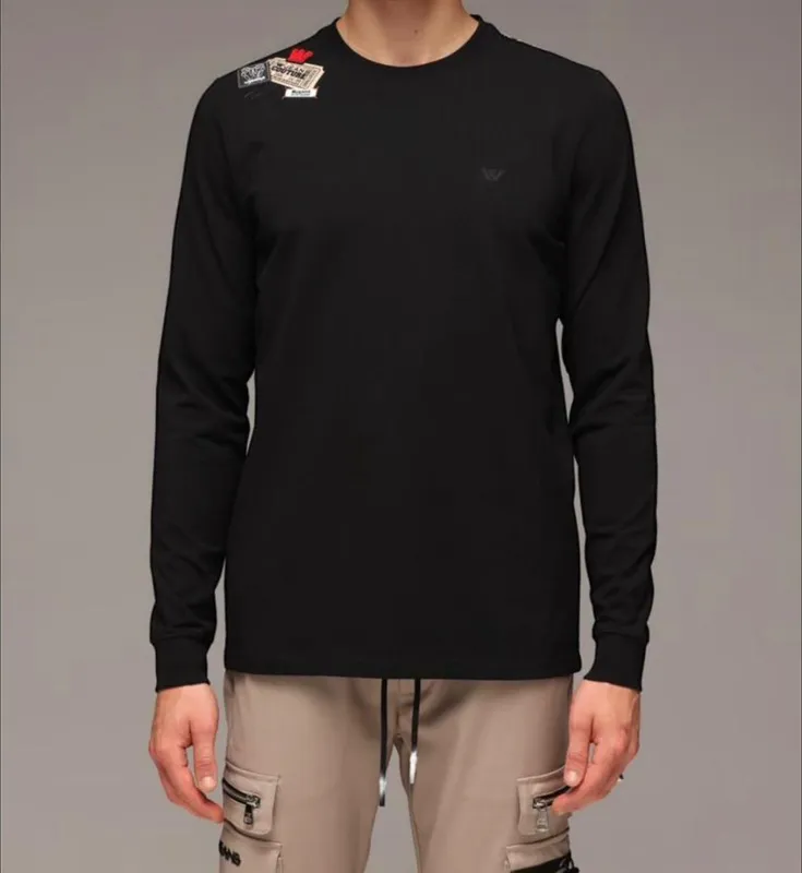 חולצת טי שירט שרוול ארוך של דבליו ג';ינס W JEANS