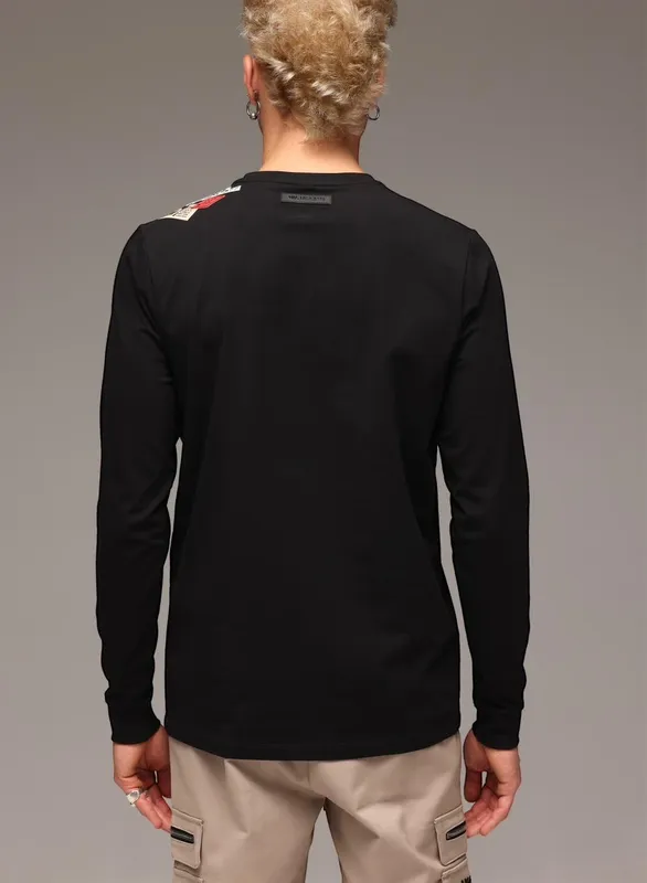 חולצת טי שירט שרוול ארוך של דבליו ג';ינס W JEANS