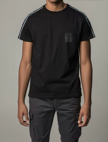 חולצת טי שירט שרוול קצר של shark sport בצבע שחור