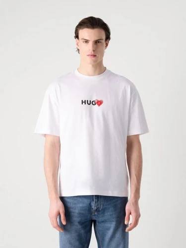 חולצת טי שירט שרוול קצר של הוגו