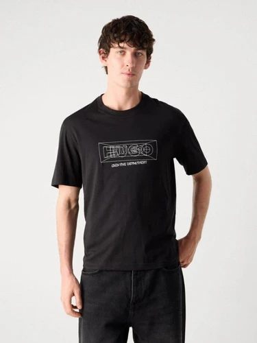 חולצת טי שירט שרוול קצר של הוגו