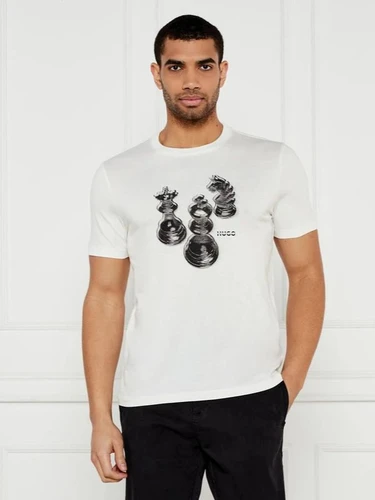 חולצת טי שירט שרוול קצר של הוגו