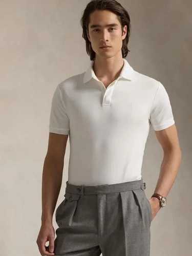 חולצת פולו ראלף לורן (Ralph Lauren) בצבע לבן