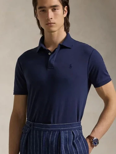חולצת פולו ראלף לורן (Ralph Lauren) בצבע כחול