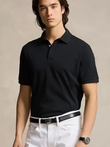 חולצת פולו ראלף לורן (Ralph Lauren) בצבע שחור