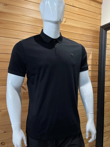 חולצת טישירט שרוול קצר עם צווארון של Roberto Vino