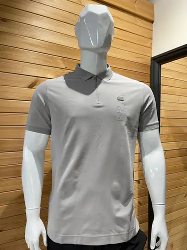 חולצת טישרט שרוול קצר עם צווארון של W jeans